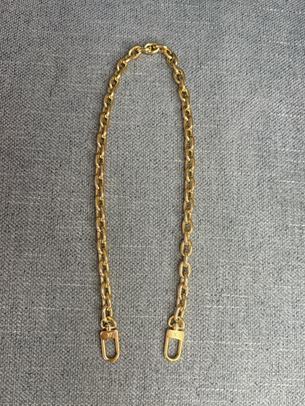 Louis Vuitton gold chain strap
